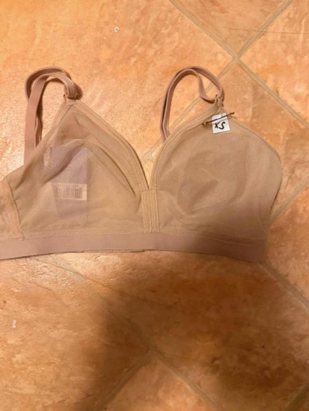 Hanky Panky Beige Nude Mesh Wireless Bralette